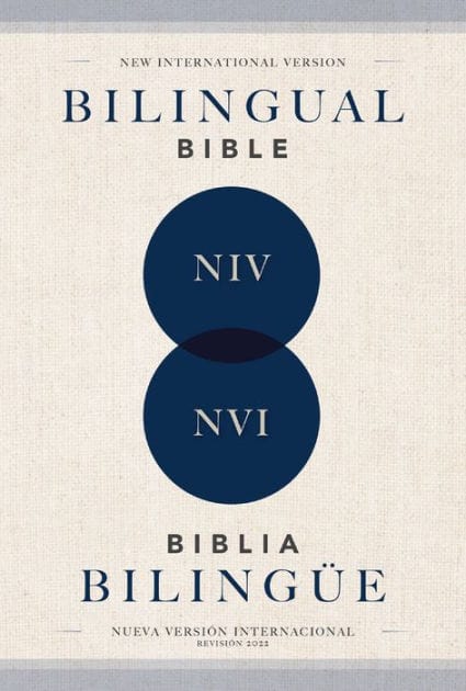 NIV/NVI, Bilingual Bible, Revised Text 2022, Softcover / NIV/NVI, Biblia Bilingüe, Revisión 2022, Tapa rústica