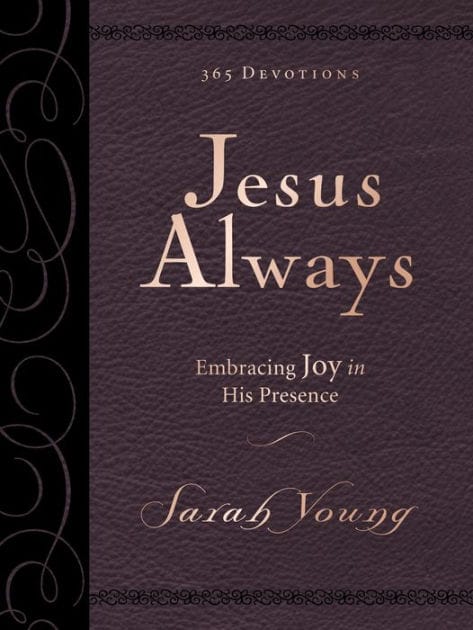 Jesus Always: Embracing Joy in His Presence (Large Text Leathersoft)