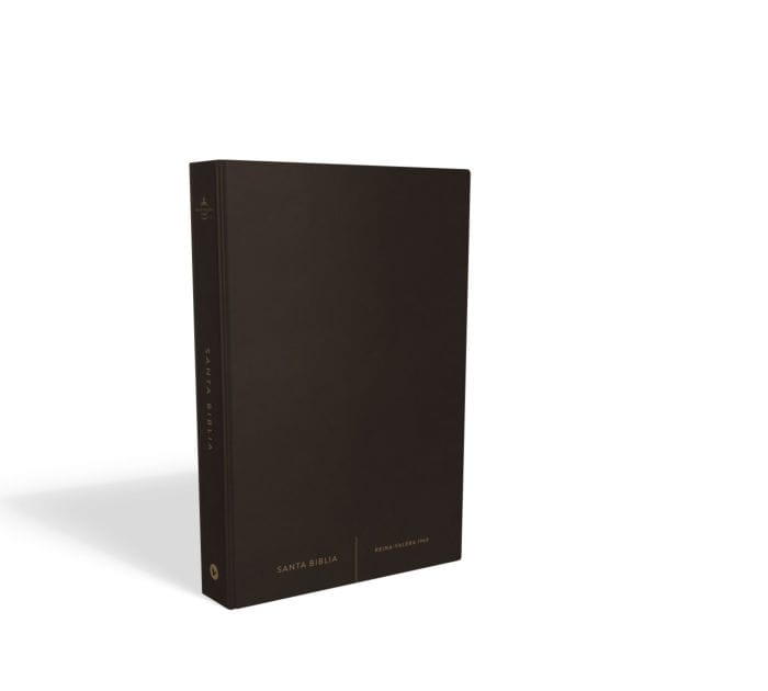 RVR60, Santa Biblia, Premio y Regalo, Letra grande, Tapa dura, Negro, Palabras de Jesús en Rojo, Comfort Print