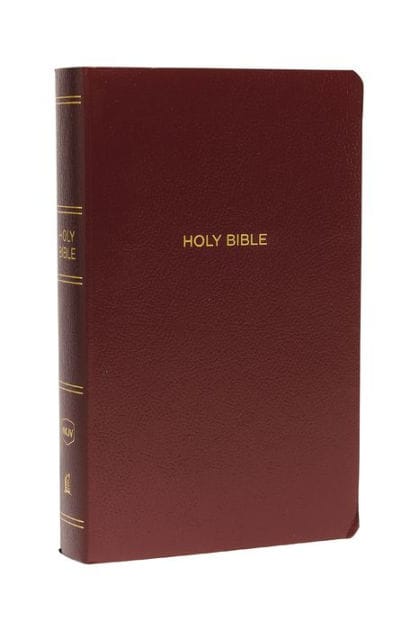 NKJV, Gift and Award Bible, Leather-Look, Burgundy, Red Letter, Comfort Print: Holy Bible, New King James Version