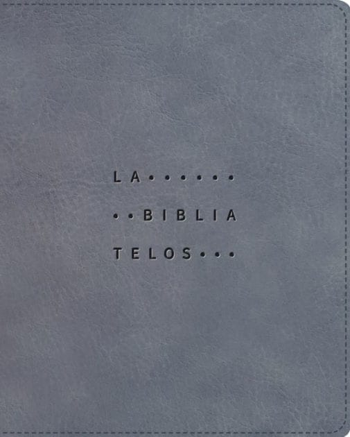 NVI, La Biblia Telos para Jóvenes, Revisión 2022, Leathersoft, Gris, Interior a dos colores, Comfort Print: Una guía para el estudiante a través de las Escrituras