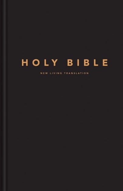 NLT Large Print Pew Bible (Hardcover, Black)