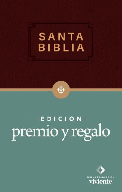 Biblia premio y regalo NTV, Edición económica (ViniPiel, Vino tinto, Letra Roja)
