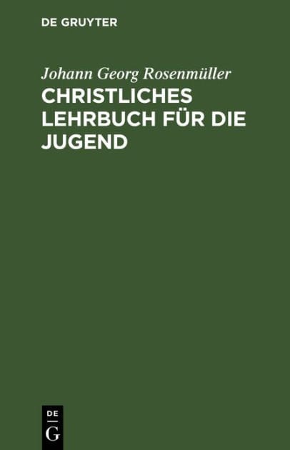 Christliches Lehrbuch für die Jugend
