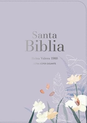 Biblia RVR 1960 Letra Súper Gigante Símil Piel Lavanda (Bible RVR 1960 Super Giant Print LeatherLike Lavendar (Spanish Edition)