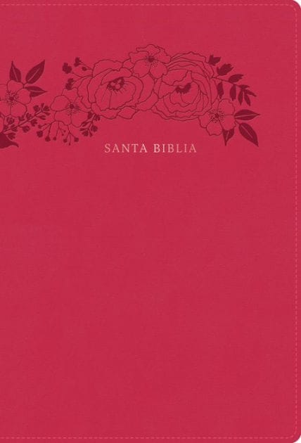 RVR 1960 Biblia letra supergigante, floral símil piel: Con referencias. Nueva tipografía