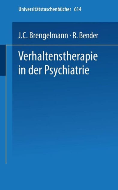 Verhaltenstherapie in der Psychiatrie
