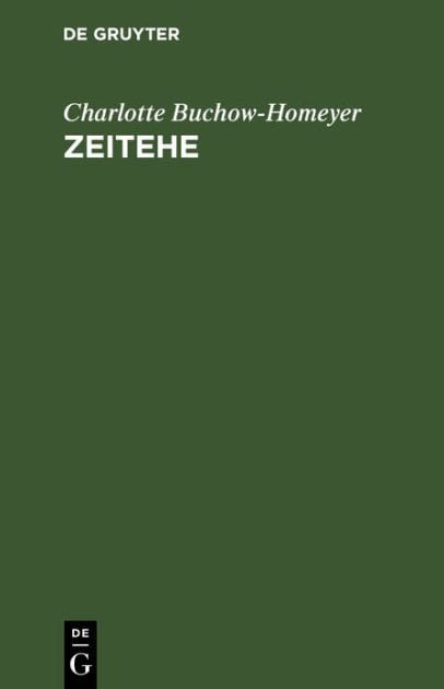 Zeitehe: Ein Vorschlag