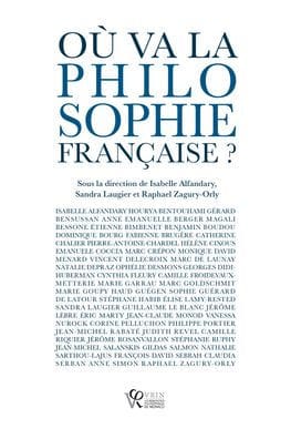 Ou va la philosophie francaise?