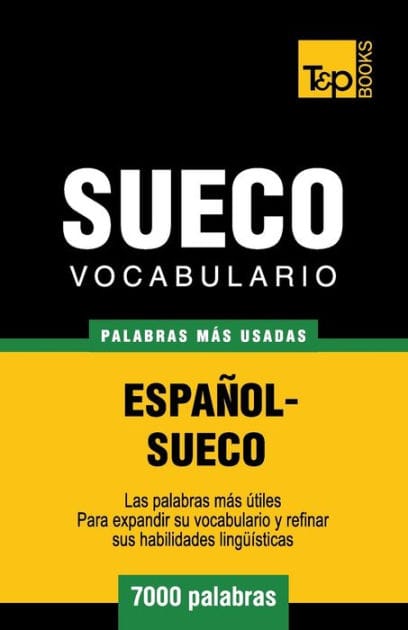 Vocabulario espaï¿½ol-sueco - 7000 palabras mï¿½s usadas