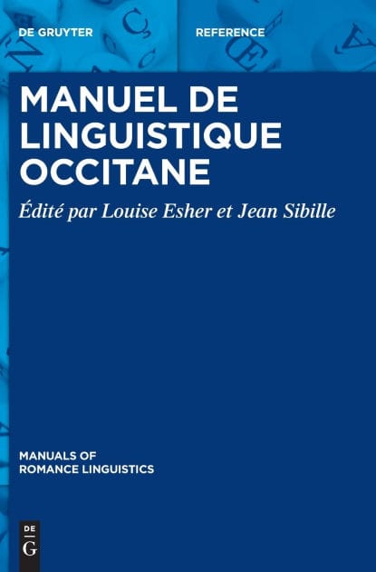 Manuel de linguistique occitane