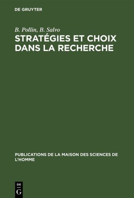 Stratégies et choix dans la recherche: Á propos des travaux sur le sommeil