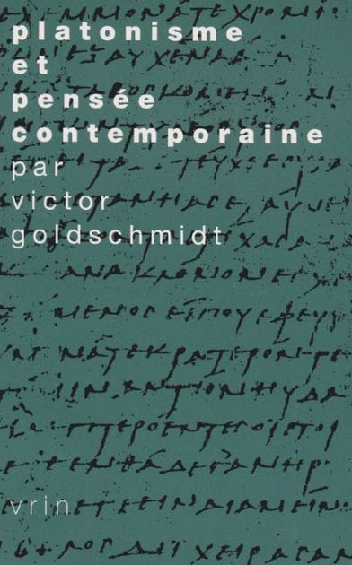 Platonisme et pensee contemporaine