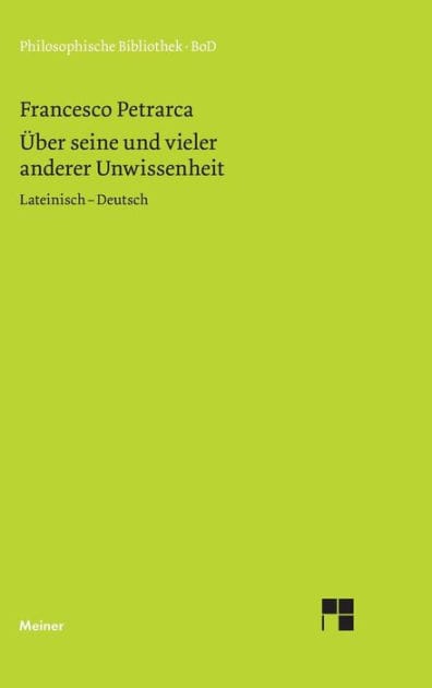 Über seine und vieler anderer Unwissenheit