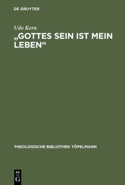 "Gottes Sein ist mein Leben": Philosophische Brocken bei Meister Eckhart