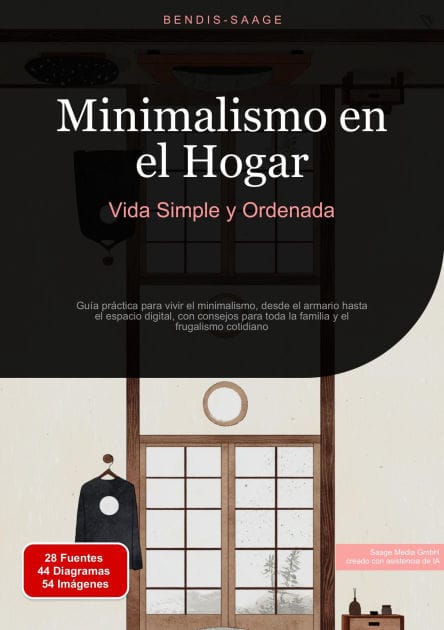 Minimalismo en el Hogar: Vida Simple y Ordenada: Guía práctica para vivir el minimalismo, desde el armario hasta el espacio digital, con consejos para toda la familia y el frugalismo cotidiano