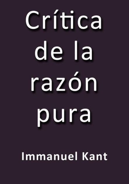 Crítica de la razón pura