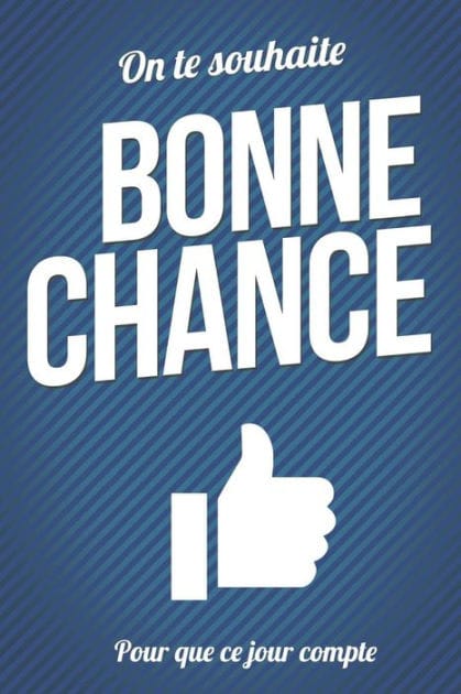 Bonne chance - Bleu: Livre a ecrire