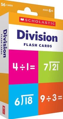 Division Flash Cards