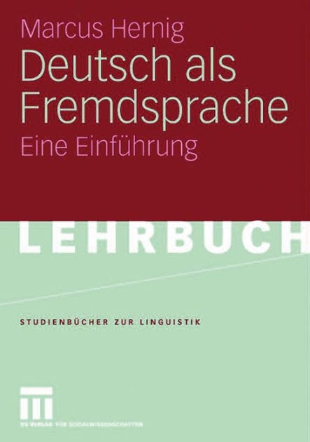 Deutsch als Fremdsprache: Eine Einfuhrung