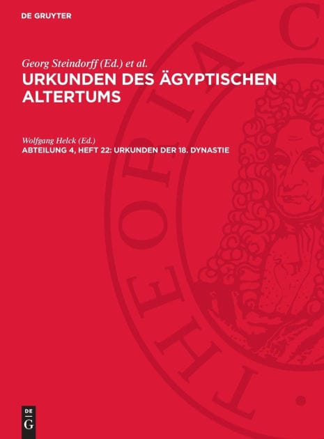 Inschriften der Könige von Amenophis III. bis Haremheb und ihrer Zeitgenossen