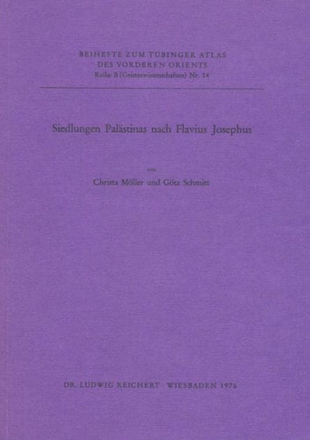 Siedlungen Palastinas nach Flavius Josephus