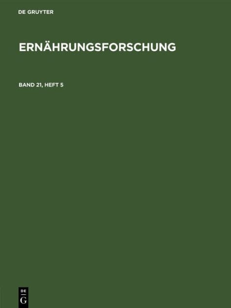 Ernährungsforschung