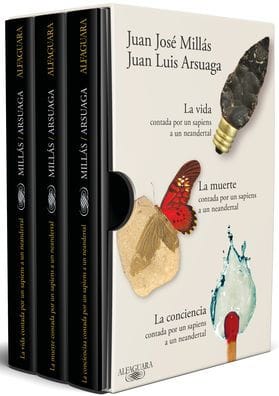 Estuche La vida, La muerte y La conciencia contadas por un sapiens a un neandertal / Life, Death, Conscience as Told by a Sapiens to a Neanderthal, Boxed Set