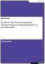 Das Wesen der Verantwortung und Verantwortung als ethische Kategorie in der Philosophie