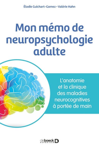 Mon mémo de neuropsychologie adulte: L'anatomie et la clinique des maladies neurocognitives à portée de main