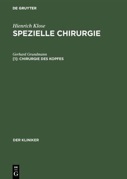 Chirurgie des Kopfes
