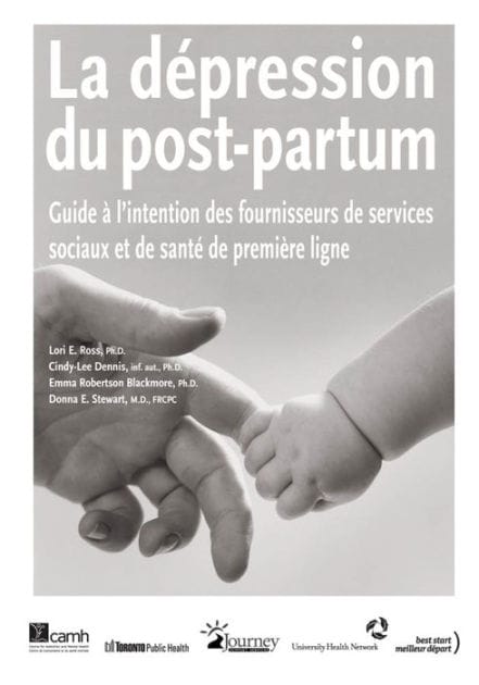 La dépression du post-partum: Guide à l'intention des fournisseurs de services sociaux et de santé de première ligne