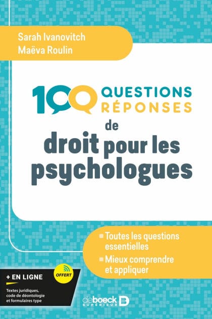100 questions-réponses de droit pour les psychologues