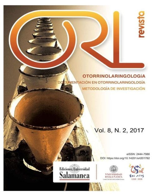 Revista ORL: Vol. 8, Nï¿½m. 2 (2017)