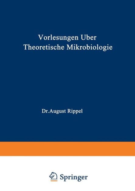 Vorlesungen über Theoretische Mikrobiologie