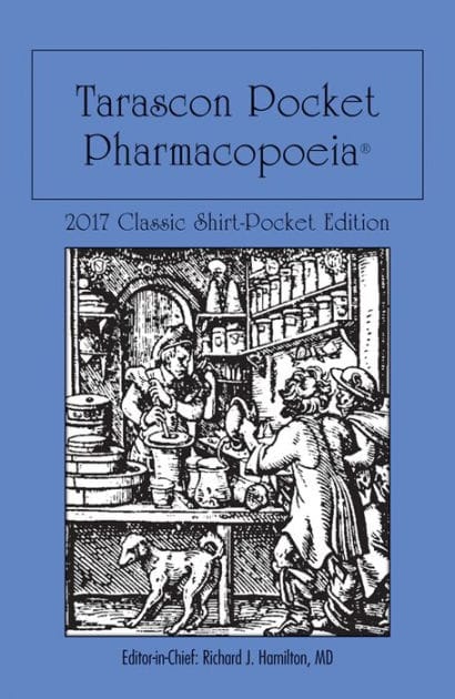 Tarascon Pocket Pharmacopoeia 2017 Classic Shirt-Pocket Edition / Edition 31