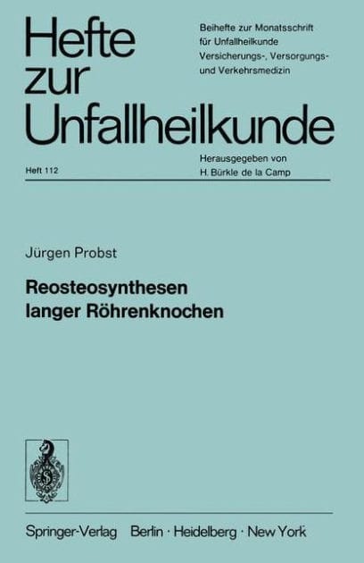 Reosteosynthesen langer Rï¿½hrenknochen