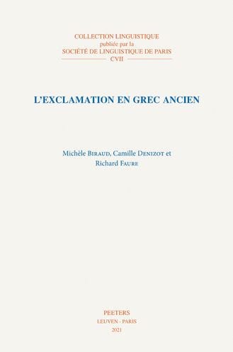 L'exclamation en grec ancien