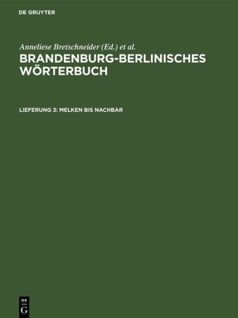 Melken bis Nachbar