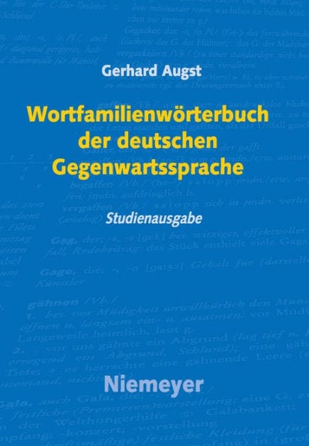 Wortfamilienwörterbuch der deutschen Gegenwartssprache