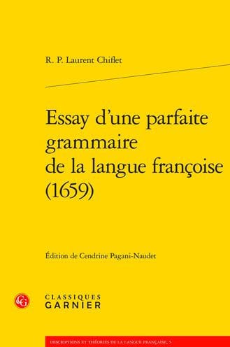 Essay d'une parfaite grammaire de la langue francoise (1659)