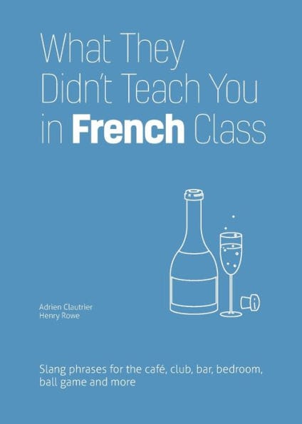 What They Didn't Teach You in French Class: Slang Phrases for the Cafe, Club, Bar, Bedroom, Ball Game and More