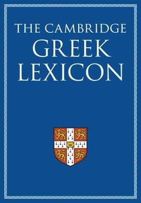 The Cambridge Greek Lexicon 2 Volume Hardback Set