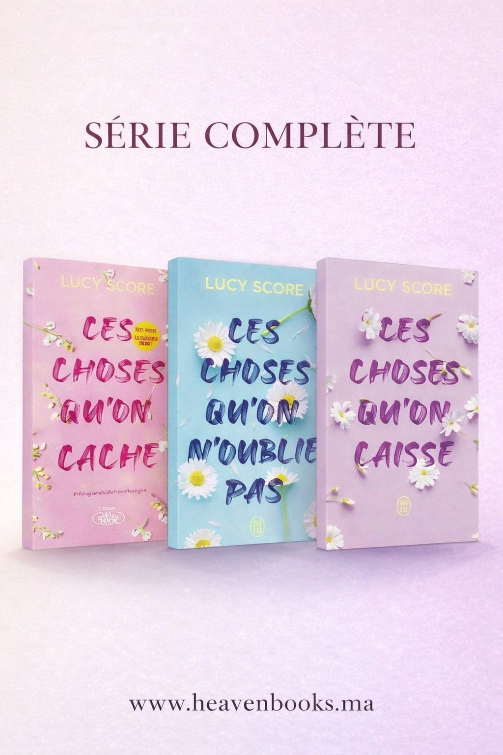 Knockemout – Série Complète (Tomes 1 à 3) – Lucy Score | Ces choses qu’on cache à la lumière, Ces choses qu’on n’oublie pas, Ces choses qu’on laisse | Édition Française