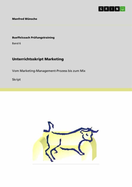 Unterrichtsskript Marketing: Vom Marketing-Management-Prozess bis zum Mix
