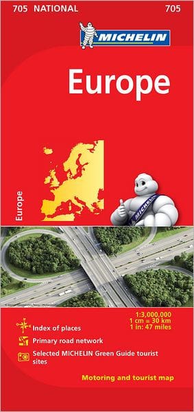 Michelin Europe Map 705