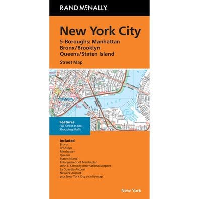 New York City 5 Boroughs Street Map