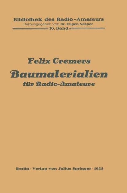 Baumaterialien f�r Radio-Amateure: 16. Band
