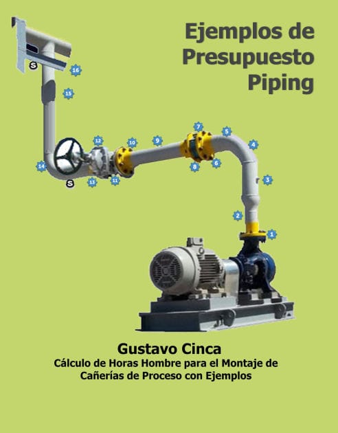 Ejemplos de Presupuesto - Piping: Cálculo de Horas Hombre para el Montaje de Cañerías.