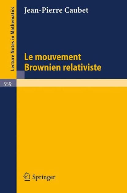 Le mouvement brownien relativiste